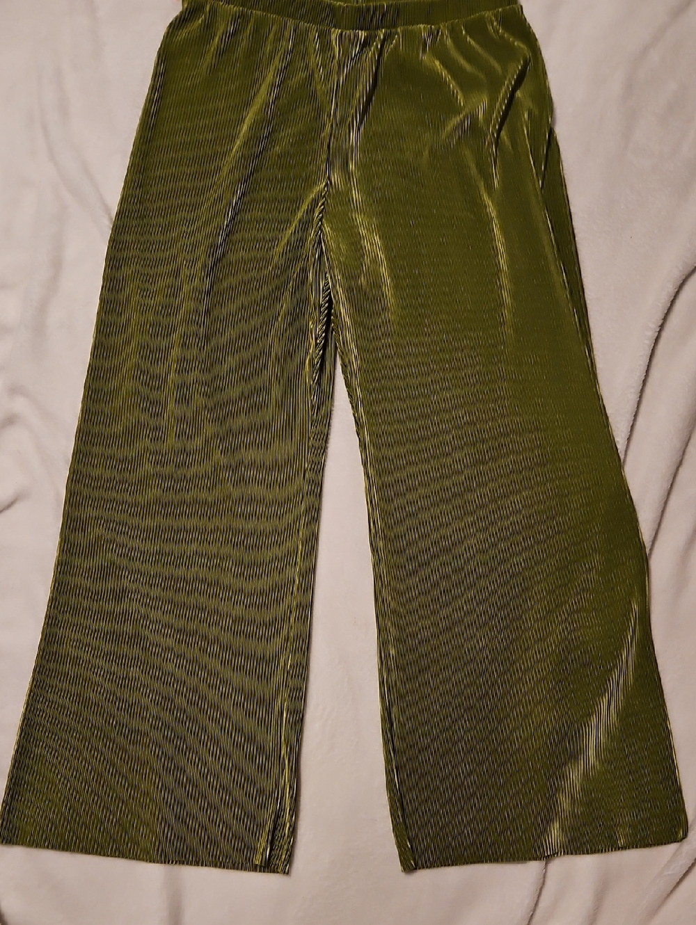 Ro & De Olive Green Wide Leg  Pants